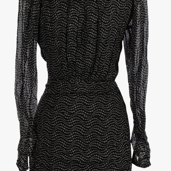 ba&sh Little Ruched Printed Georgette Mini Dress - Picture 11 of 16